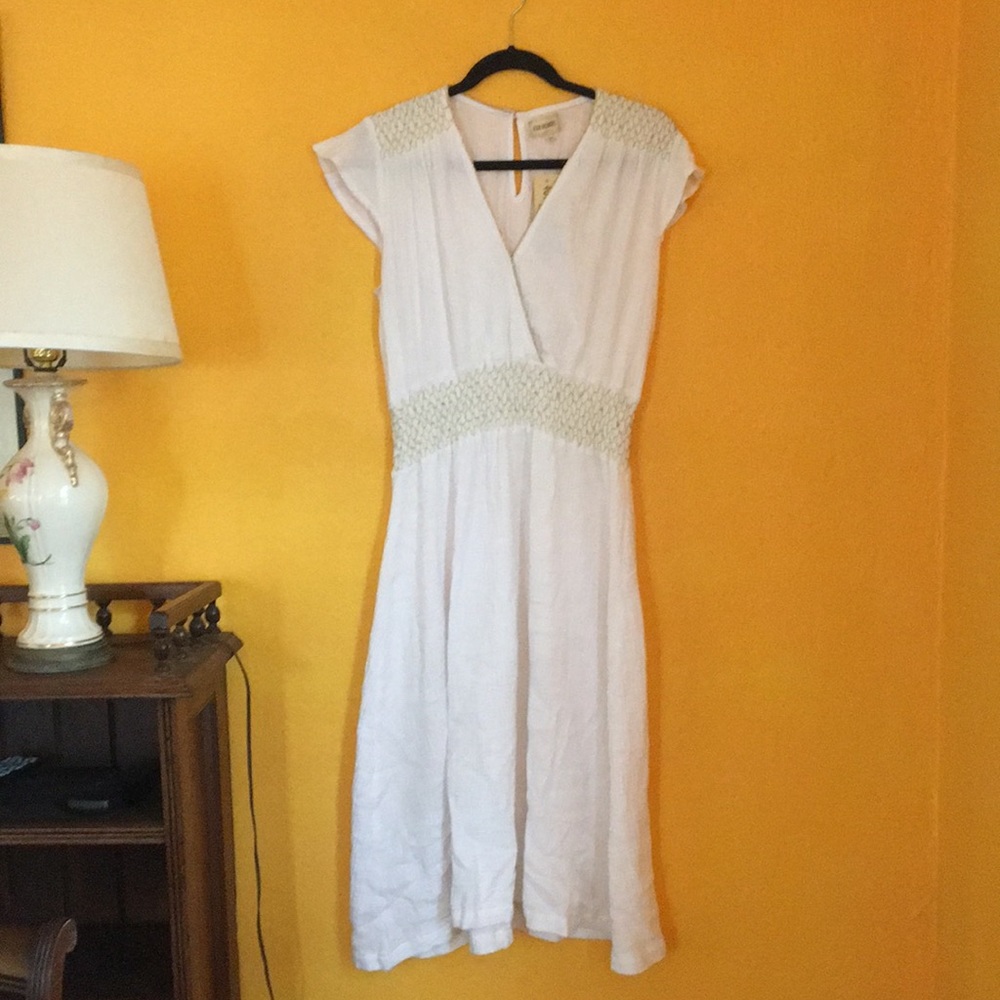 NWOT Anthropologie gauzy Grecian dress